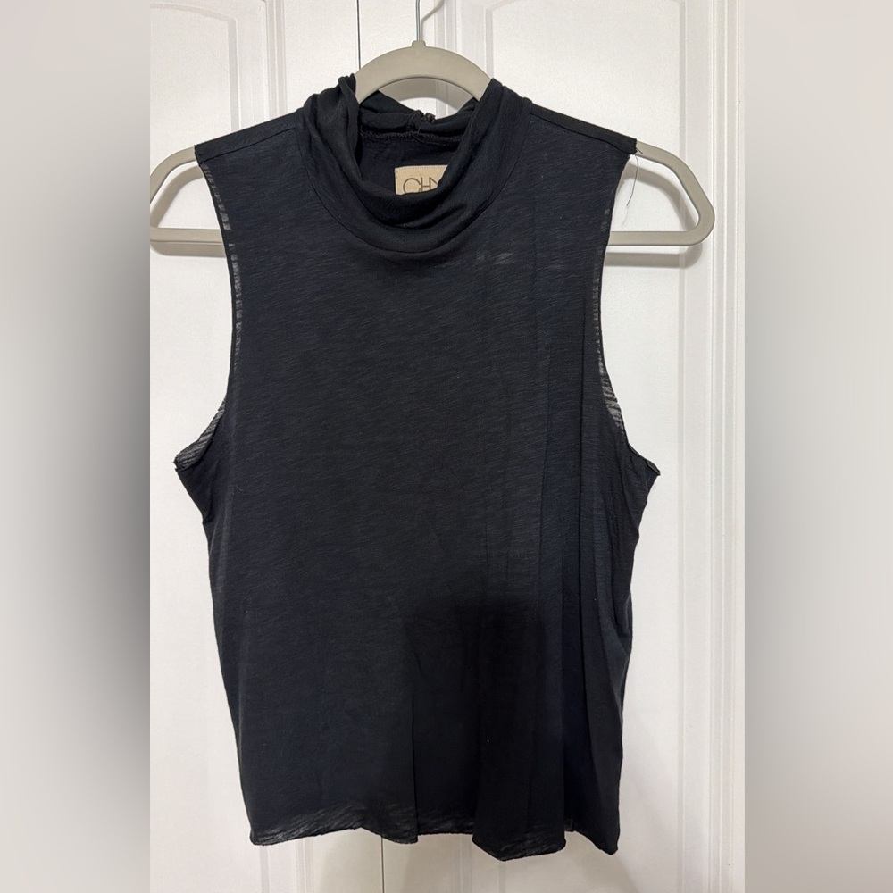 Chaser Black Sleeveless Tank Top